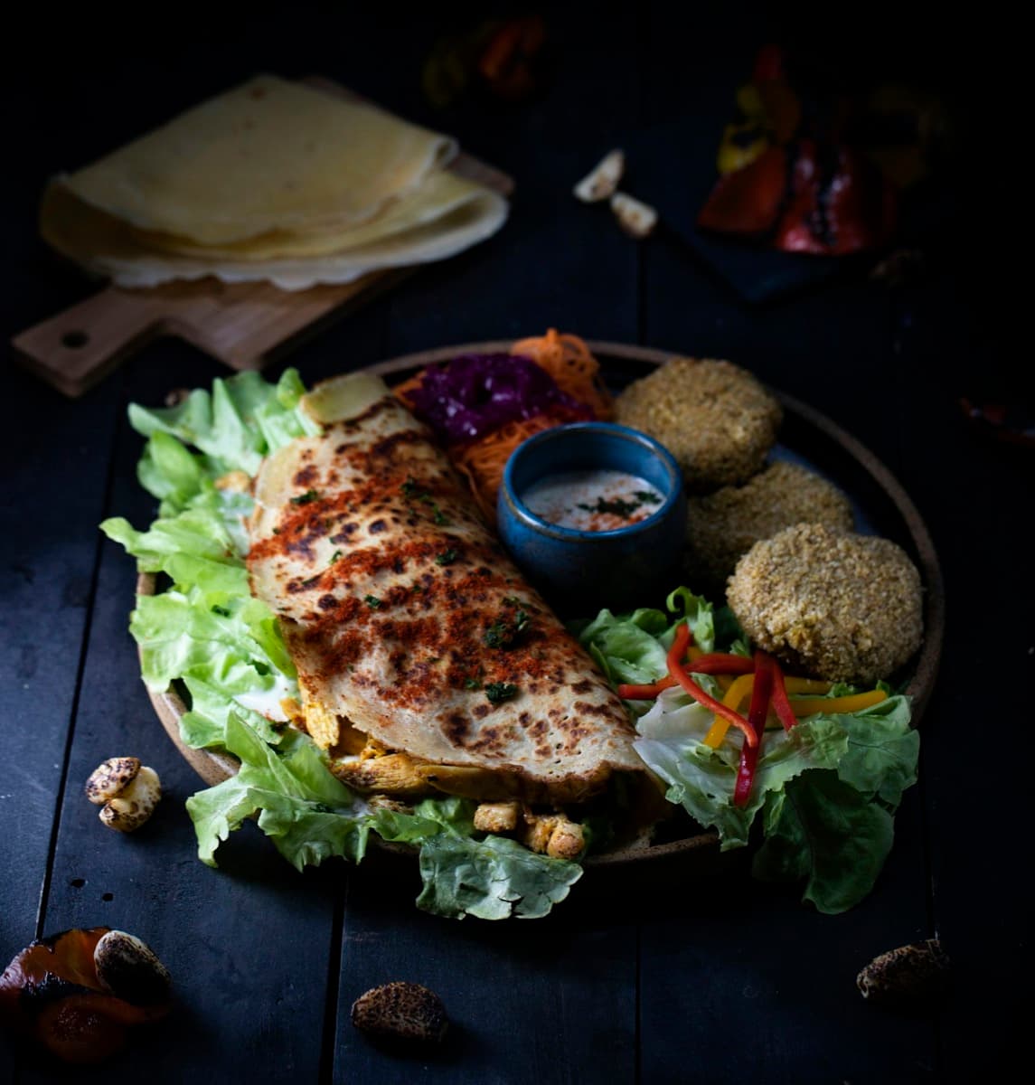 Freshly prepared Turkish dish